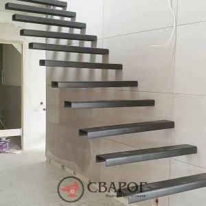 Легкая лестница в стиле Loft 6